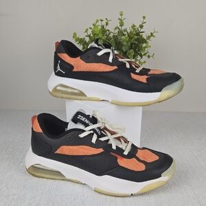 Jordan Men's‎ Black and Orange Athletic Shoes